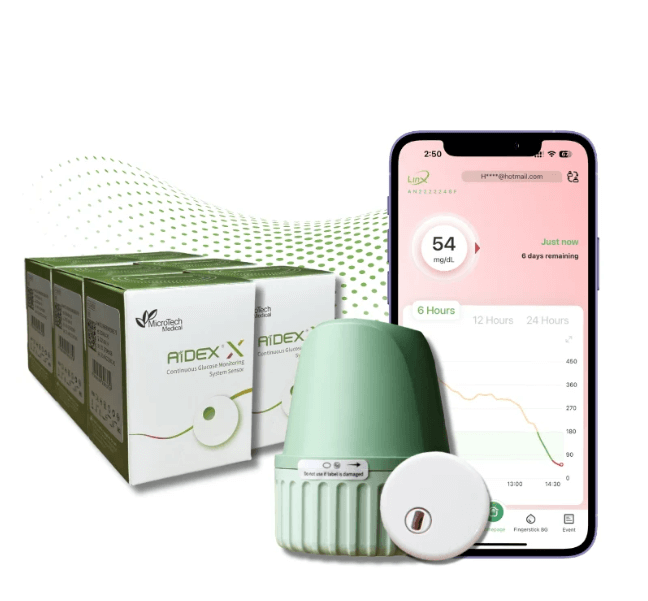 AiDEX Continuous Glucose Monitor