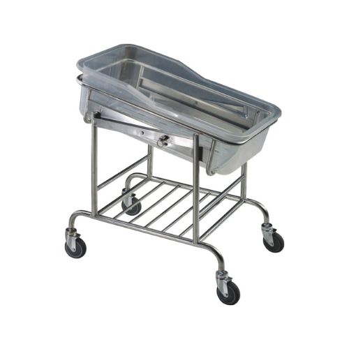 B-36 Hospital Baby Bed Stainless Steel Tiltable Infant Bed