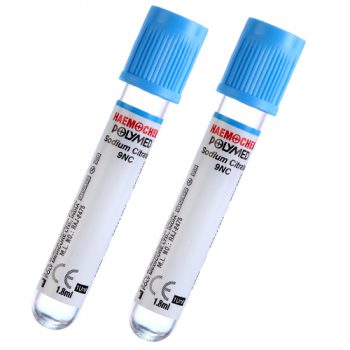 Blood Collection Tubes – Coagulation (Citrate) Tubes (Double Wall)