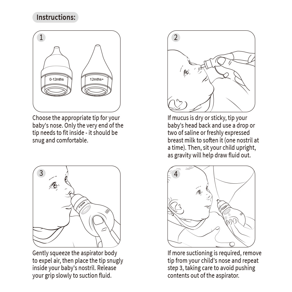 Easy-Squeezy Silicone Bulb Syringe (0m+)
