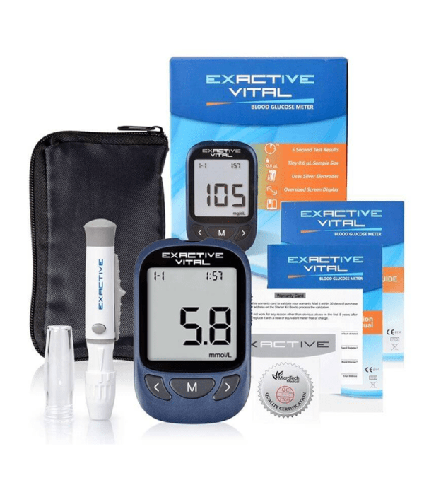 Exactive Vital Blood Glucose Monitoring Meter