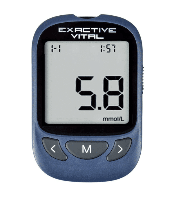 Exactive Vital Blood Glucose Monitoring Meter