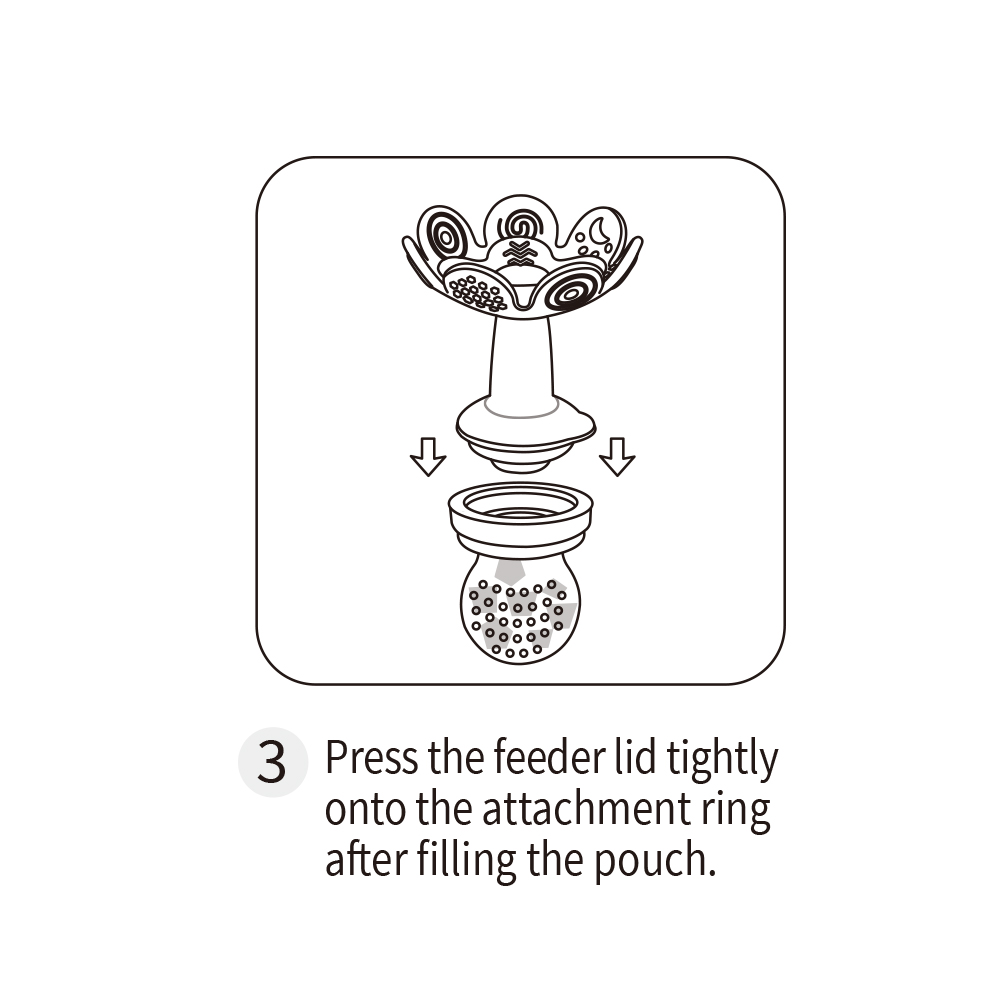 Fresh Food Feeder & Cover Set