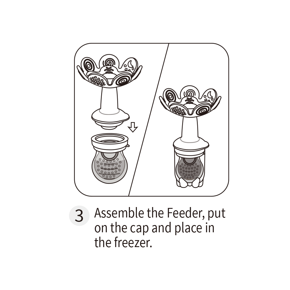 Fresh Food Feeder & Cover Set