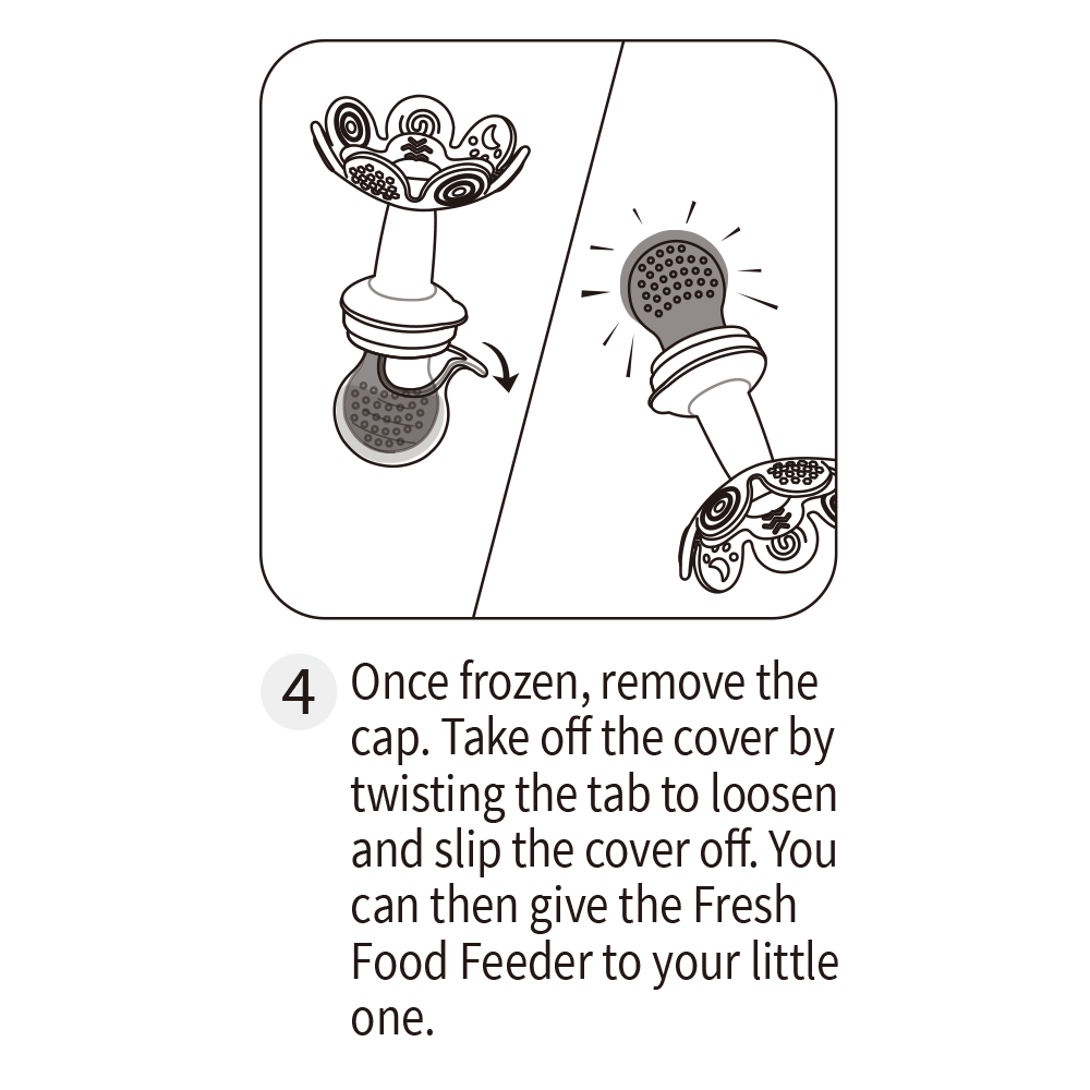 Fresh Food Feeder & Cover Set