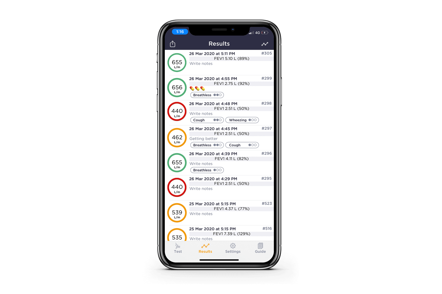 Home Spirometer – Smart One