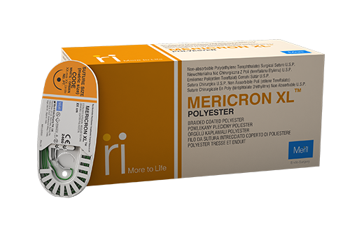 Non Absorbable Sutures  – Polyester Suture – Mericron XL