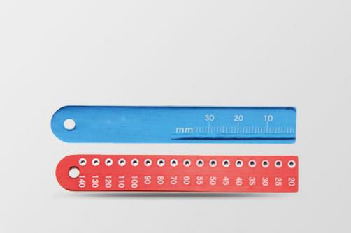 Stainless Steel Endo Ring Ruler