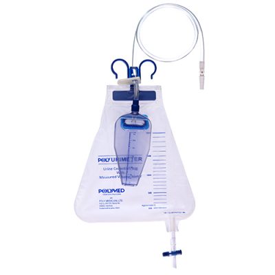 Urine Collection Bags with Measured Volume Meter – Polyurimeter